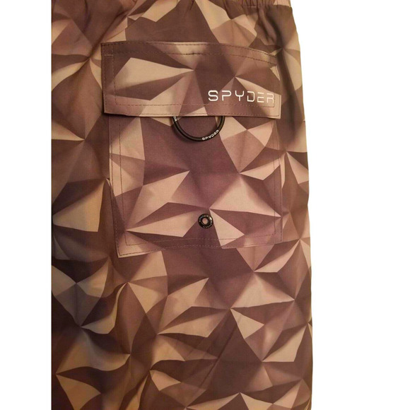 Spyder Swim Men's Shorts Adult Size XL 36, 7 in Black Swim Trunks NWT - Picture 6 of 9